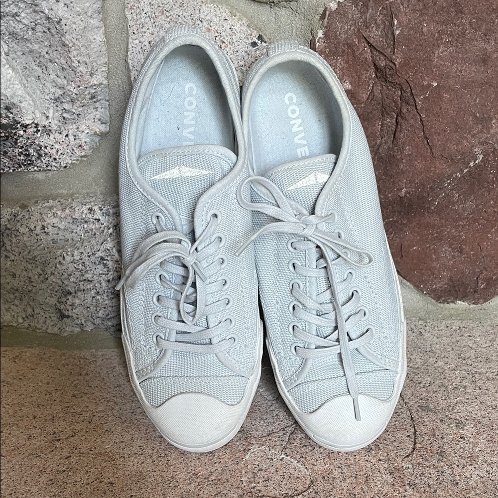 Converse  Jack Purcell Light Gray Casual Sneakers